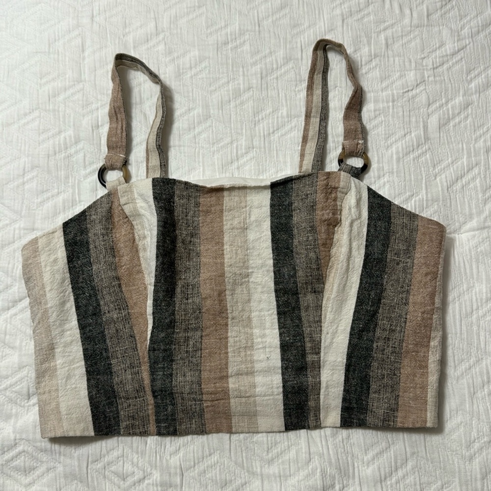 Striped Crop Top